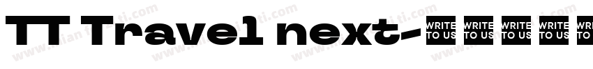 TT Travel next字体转换